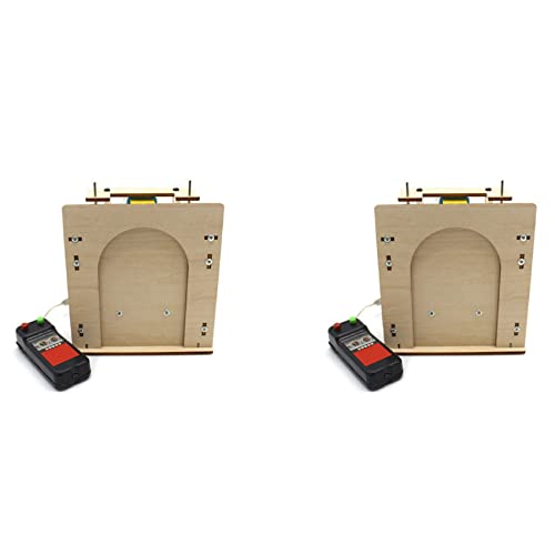 Fegtrty 2X Hölzerne Aufzugstür 1 Selbstgebautes Haus Garage Modell Elektrische Tür Kit DIY Technologie Spielzeug Fegtrty 2X Hölzerne Aufzugstür 1 Selbstgebautes Haus Garage Modell Elektrische Tür Kit DIY Technologie Spielzeug von Fegtrty