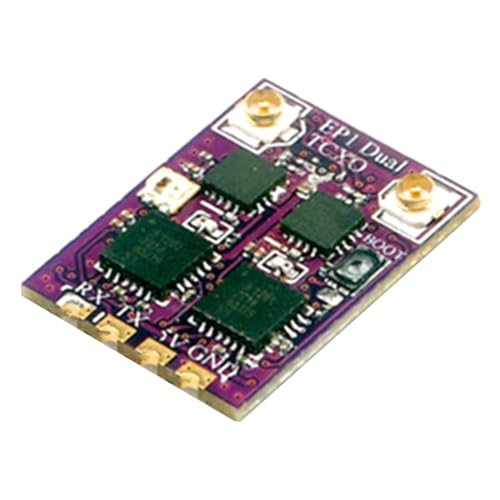 Fegtrtyoa 2.4G ELRS EP1 Dual TCXO Empfänger Tiny ExpressLRS Hochleistungs Tiny ExpressLRS für Long Range FPV Racing Drones Zubehör B von Fegtrtyoa