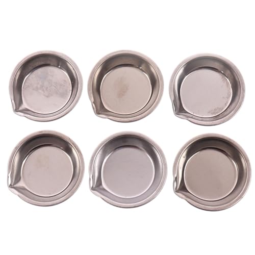 Fegtrtyoa 6 Metallfarbe Lackierpalette Tönungsschale für Modellwerkzeuge Farbe A Mischen von Fegtrtyoa