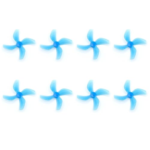 Fegtrtyoa 8 STÜCKE D51 2020 4-Blatt-Propeller 2x2x4 2 1,5 mm PC-Propeller für RC FPV Racing Freestyle OddityRC Tinywhoop Drone C von Fegtrtyoa