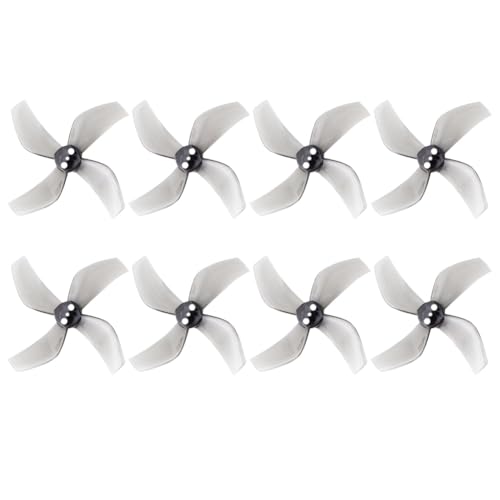 Fegtrtyoa 8PCS D51 2020 4-Blatt Propeller 2x2x4 2 1,5mm PC-Propeller für RC FPV Racing Freestyle OddityRC Tinywhoop Drone D von Fegtrtyoa