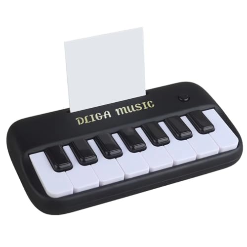 Fegtrtyoa Elektronisches Klavier Zur Förderung des Interesses An Musikinstrumenten für Mädchen und in Schwarz von Fegtrtyoa
