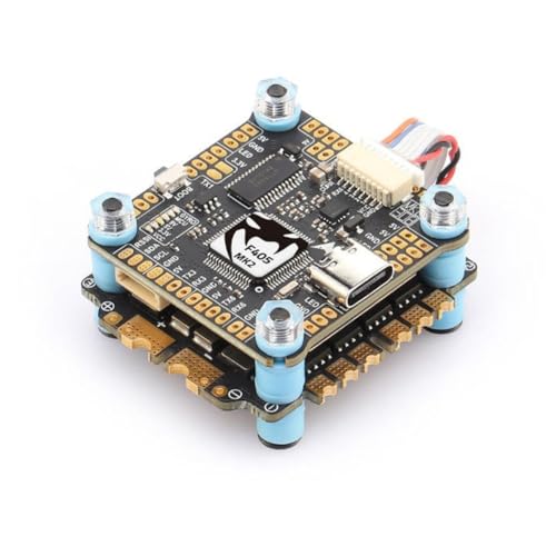 Fegtrtyoa F405 MK2 V2 FC & ESC Stack F405MK2 Flugsteuerung F55 55A 4in1 BLS ESC 4-6S DSHOT600 für FPV-Renn-Drohnen RC-Modelle von Fegtrtyoa