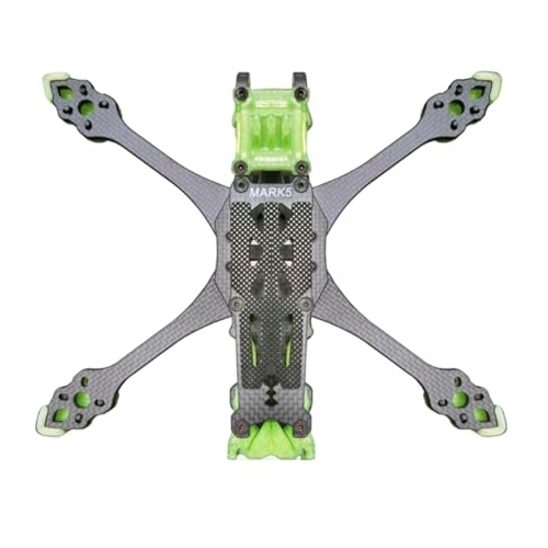 Fegtrtyoa MARK5 Rahmen Kit 5 FPV Fiber Quadcopter Rahmen Kit Carbon Fiber Quadcopter DIY Teile von Fegtrtyoa
