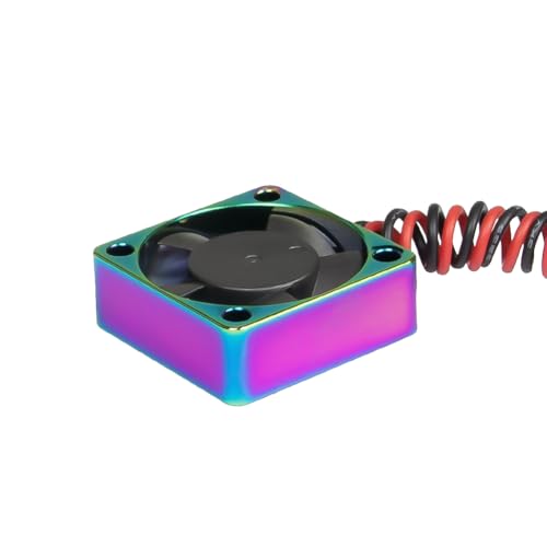 Fegtrtyoa Metallgehäuse 3010 Motor 30mm Lüfter Hochgeschwindigkeits-Wärmeableitungslüfter Kühler 28000RPM RC-Auto-Ersatzteil von Fegtrtyoa