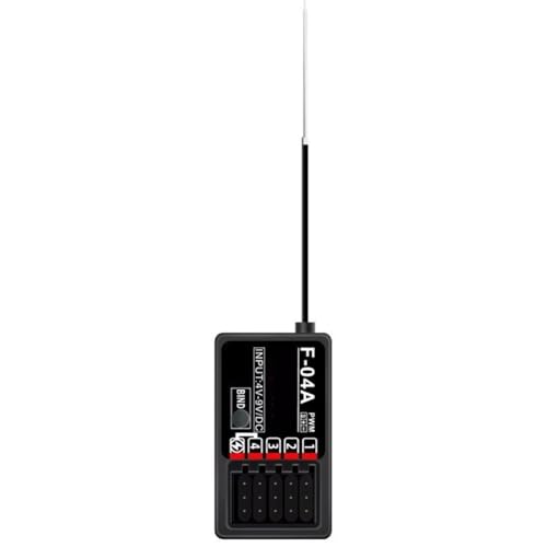 Fegtrtyoa Multi-Channel 2.4G Receiver F-04A für RC-Autos, Flugzeuge, Boote Flugzeug-Modell-Empfänger von Fegtrtyoa
