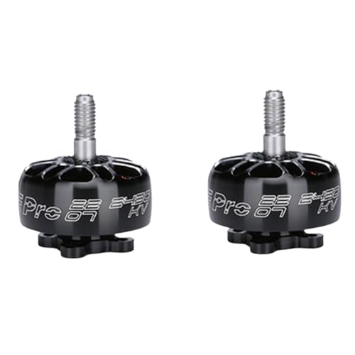 Fegtrtyoa RC FPV Freestyle-Drohnen Kompatibler -E Pro 2207 2450 KV Bürstenloser Motor 2pcs 4 mm Wellendurchmesser 2-4S Lipo für 5-6-Propeller von Fegtrtyoa
