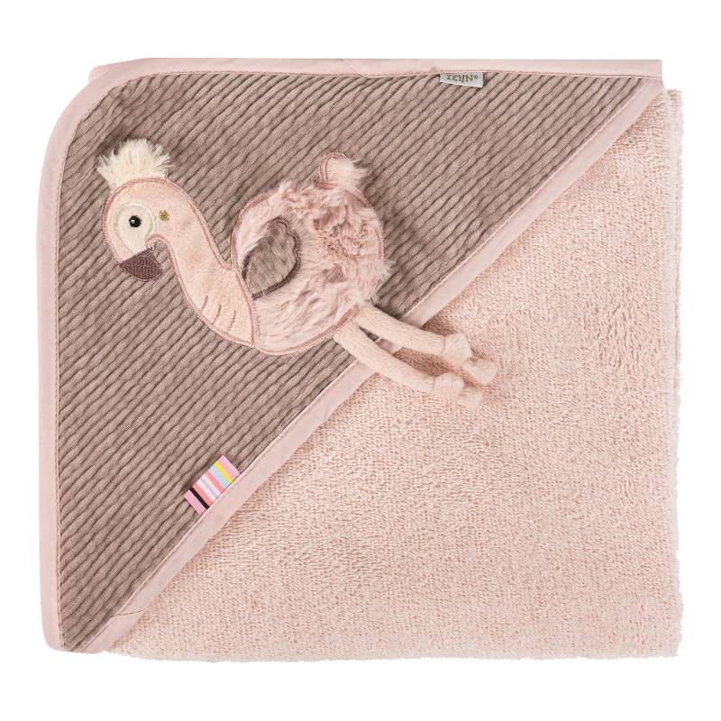 Fehn Kapuzenbadetuch rosa von Fehn