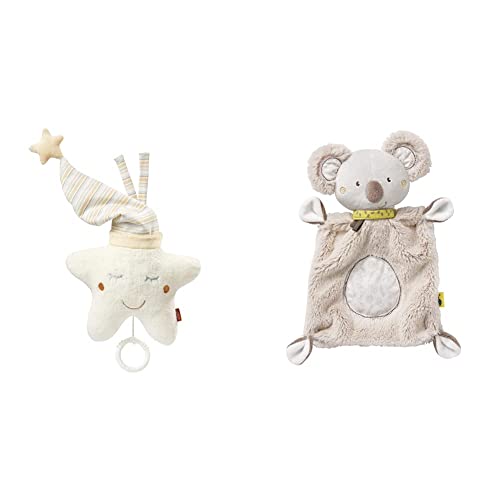 Fehn Spieluhr Baby Einschlafhilfe Stern - Spieluhr mit herausnehmbarem Spielwerk zum Aufhängen & Schmusetuch Baby Schnuffeltuch mit Koala Köpfchen - Kuscheltuch für Neugeborene Fehn Spieluhr Baby Einschlafhilfe Stern - Spieluhr mit herausnehmbarem Spielwerk zum Aufhängen & Schmusetuch Baby Schnuffeltuch mit Koala Köpfchen - Kuscheltuch für Neugeborene von Fehn