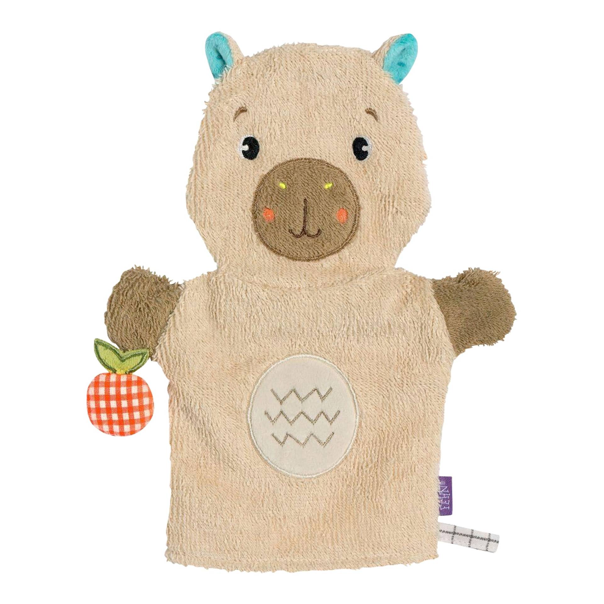 Fehn Waschhandschuh Capybara Clara beige Fehn Waschhandschuh Capybara Clara beige von Fehn