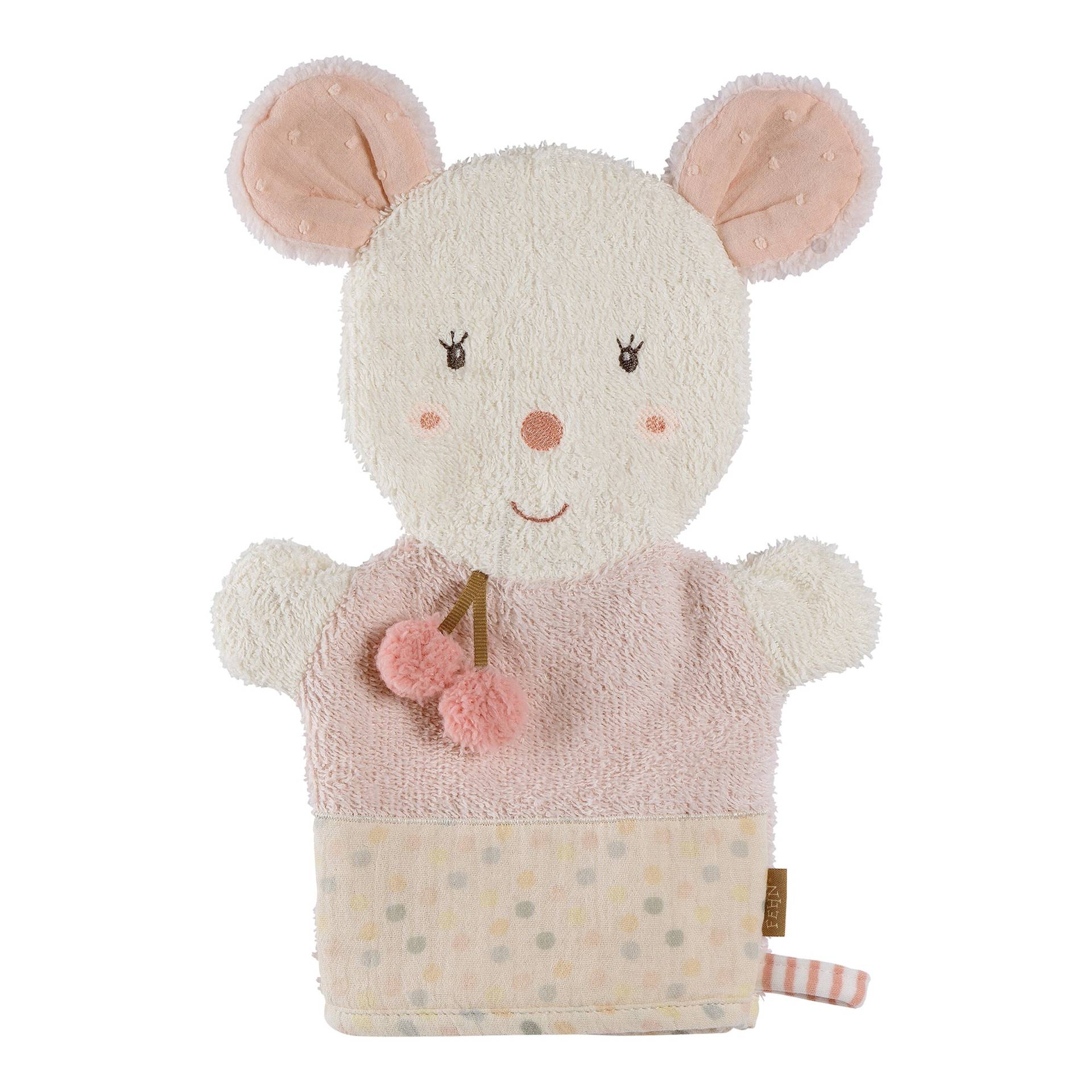Fehn Waschhandschuh Maus rosa Fehn Waschhandschuh Maus rosa von Fehn