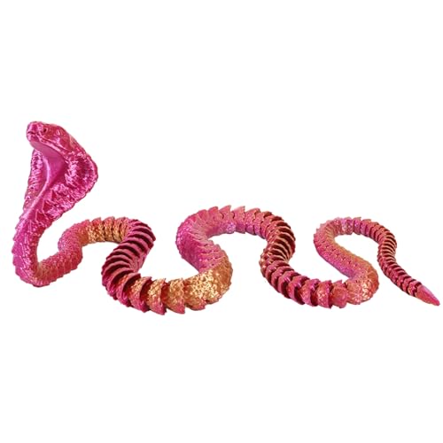 3D Gedruckt Schlange Artikuliert Flexibel Simulieren Schlange Tiere Viper Spielzeug Modell Home Office Kristall Figuren 3D Gedruckt Schlange Artikuliert Flexibel Simulieren Schlange Tiere Viper Spielzeug Modell Home Office Kristall Figuren von Fehodun