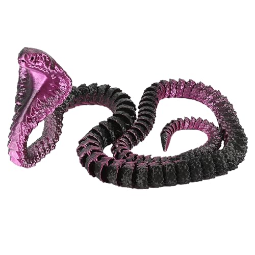 3D Gedruckt Schlange Artikuliert Flexibel Simulieren Schlange Tiere Viper Spielzeug Modell Home Office Kristall Figuren 3D Gedruckt Schlange Artikuliert Flexibel Simulieren Schlange Tiere Viper Spielzeug Modell Home Office Kristall Figuren von Fehodun