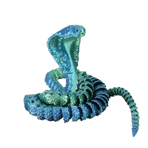 3D Gedruckt Schlange Artikuliert Flexibel Simulieren Schlange Tiere Viper Spielzeug Modell Home Office Kristall Figuren 3D Gedruckt Schlange Artikuliert Flexibel Simulieren Schlange Tiere Viper Spielzeug Modell Home Office Kristall Figuren von Fehodun