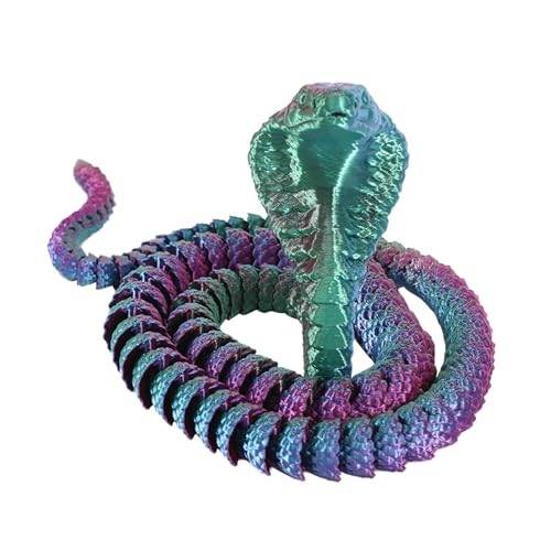 3D Gedruckt Schlange Artikuliert Flexibel Simulieren Schlange Tiere Viper Spielzeug Modell Home Office Kristall Figuren 3D Gedruckt Schlange Artikuliert Flexibel Simulieren Schlange Tiere Viper Spielzeug Modell Home Office Kristall Figuren von Fehodun