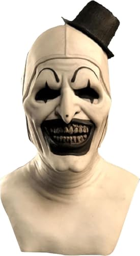 Fehodun Art the Clown Maske Terrifier Killer Clown Maske Scary Halloween Joker Maske Creepy Cosplay Kostüm Maske Horror Blutige Requisiten für Erwachsene Fehodun Art the Clown Maske Terrifier Killer Clown Maske Scary Halloween Joker Maske Creepy Cosplay Kostüm Maske Horror Blutige Requisiten für Erwachsene von Fehodun