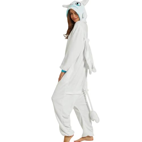 Fehodun Ohnezahn Onesie Erwachsene Drachen Onesie Pyjamas Niedliche Tier Winter Nachtwäsche Halloween Weihnachts Cosplay Toothless Kostüm Fehodun Ohnezahn Onesie Erwachsene Drachen Onesie Pyjamas Niedliche Tier Winter Nachtwäsche Halloween Weihnachts Cosplay Toothless Kostüm von Fehodun