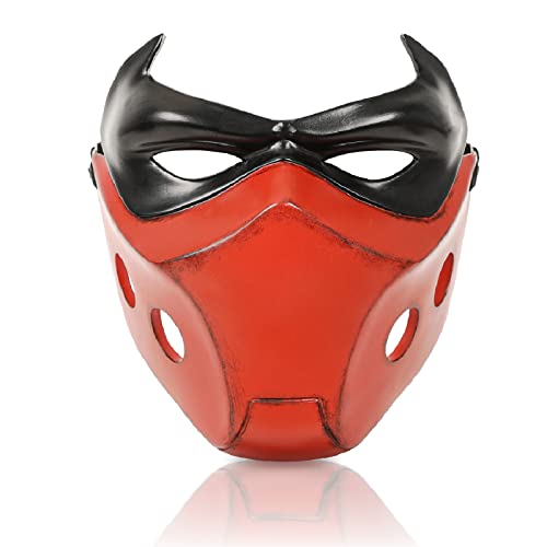 Fehodun Red Hood Helm Maske Superheld Todd Helm Halloween Cosplay Kostüm Zubehör für Erwachsene Fehodun Red Hood Helm Maske Superheld Todd Helm Halloween Cosplay Kostüm Zubehör für Erwachsene von Fehodun