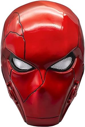 Fehodun Red Hood Helm Harz Vollkopf Maske Halloween Rote Kapuze Helm Cosplay Kostüm Requisiten Zubehör für Erwachsene Fehodun Red Hood Helm Harz Vollkopf Maske Halloween Rote Kapuze Helm Cosplay Kostüm Requisiten Zubehör für Erwachsene von Fehodun