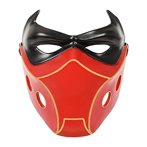 Fehodun Red Hood Helm Maske Superheld Todd Helm Halloween Cosplay Kostüm Zubehör für Erwachsene Fehodun Red Hood Helm Maske Superheld Todd Helm Halloween Cosplay Kostüm Zubehör für Erwachsene von Fehodun
