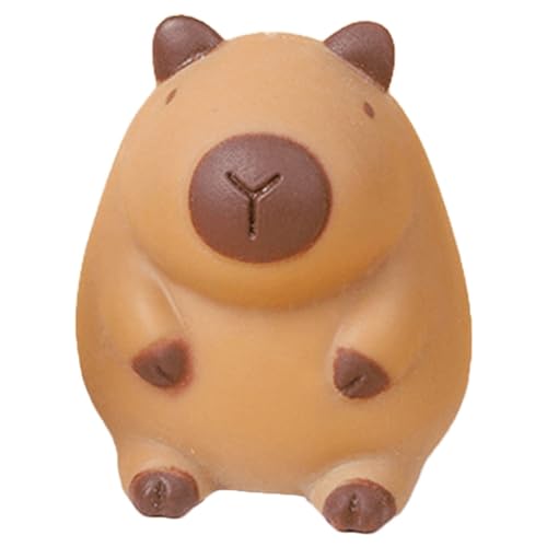 Fehploh Capybara-Spielzeug mit langsamem Rückprall, Stressabbau, lustiges Tier-Quetschspielzeug, süßer Capybara-Form-Quetschball, Geburtstagsgeschenk für Kinder von Fehploh
