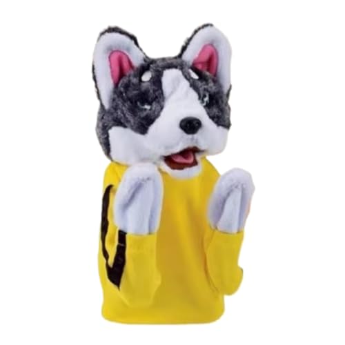 Fehploh Kung Fu Tierspielzeug, interaktives Kinderspiel, Plüschtiere, lustiges gefülltes Handpuppen-Hunde-Actionspielzeug mit Sound for Erwachsene und Kinder von Fehploh