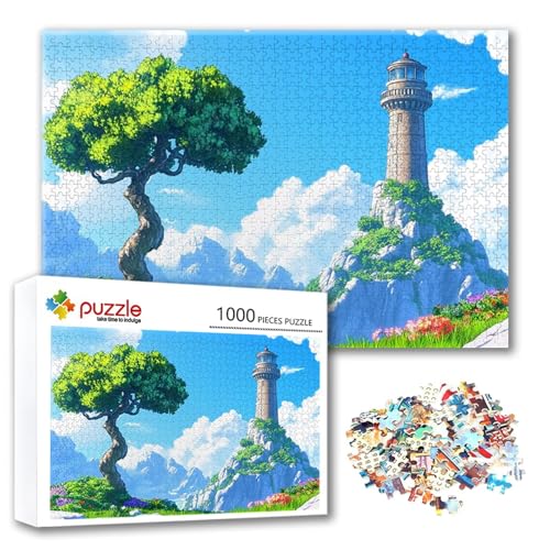 Puzzle 1000 Teile Baum, Puzzle Erwachsene 1000 Teile Landschaft, Klassische Holzpuzzles 75 x 50 cm, Lernspiel Herausforderung Spielzeug, Zimmer Wanddeko, Einzigartiges Geschenk für Frauen/Männer B-0 Puzzle 1000 Teile Baum, Puzzle Erwachsene 1000 Teile Landschaft, Klassische Holzpuzzles 75 x 50 cm, Lernspiel Herausforderung Spielzeug, Zimmer Wanddeko, Einzigartiges Geschenk für Frauen/Männer B-0 von FeiPride