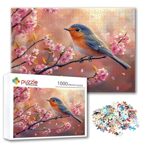 Puzzle 1000 Teile Blume, Puzzle Erwachsene 1000 Teile Bird, Klassische Holzpuzzles 75 x 50 cm, Lernspiel Herausforderung Spielzeug, Zimmer Wanddeko, Einzigartiges Geschenk für Frauen/Männer N-4 Puzzle 1000 Teile Blume, Puzzle Erwachsene 1000 Teile Bird, Klassische Holzpuzzles 75 x 50 cm, Lernspiel Herausforderung Spielzeug, Zimmer Wanddeko, Einzigartiges Geschenk für Frauen/Männer N-4 von FeiPride