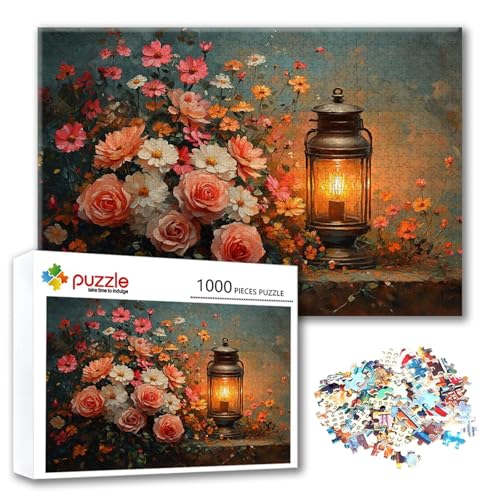 Puzzle 1000 Teile Blume, Puzzle Erwachsene 1000 Teile Rose, Klassische Holzpuzzles 75 x 50 cm, Lernspiel Herausforderung Spielzeug, Zimmer Wanddeko, Einzigartiges Geschenk für Frauen/Männer M-3 Puzzle 1000 Teile Blume, Puzzle Erwachsene 1000 Teile Rose, Klassische Holzpuzzles 75 x 50 cm, Lernspiel Herausforderung Spielzeug, Zimmer Wanddeko, Einzigartiges Geschenk für Frauen/Männer M-3 von FeiPride