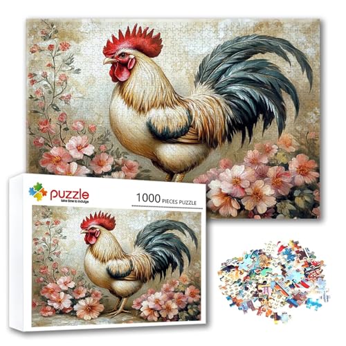 Puzzle 1000 Teile Blume, Puzzle Erwachsene 1000 Teile Tier, Klassische Holzpuzzles 75 x 50 cm, Lernspiel Herausforderung Spielzeug, Zimmer Wanddeko, Einzigartiges Geschenk für Frauen/Männer V-1 Puzzle 1000 Teile Blume, Puzzle Erwachsene 1000 Teile Tier, Klassische Holzpuzzles 75 x 50 cm, Lernspiel Herausforderung Spielzeug, Zimmer Wanddeko, Einzigartiges Geschenk für Frauen/Männer V-1 von FeiPride