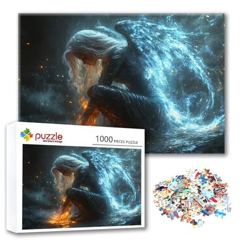 Puzzle 1000 Teile Frau, Puzzle Erwachsene 1000 Teile Flügel, Klassische Holzpuzzles 75 x 50 cm, Lernspiel Herausforderung Spielzeug, Zimmer Wanddeko, Einzigartiges Geschenk für Frauen/Männer V-7 Puzzle 1000 Teile Frau, Puzzle Erwachsene 1000 Teile Flügel, Klassische Holzpuzzles 75 x 50 cm, Lernspiel Herausforderung Spielzeug, Zimmer Wanddeko, Einzigartiges Geschenk für Frauen/Männer V-7 von FeiPride