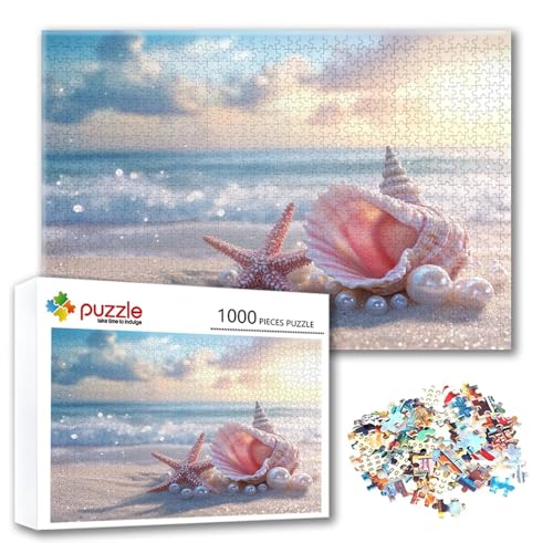 Puzzle 1000 Teile Hülse, Puzzle Erwachsene 1000 Teile Strand, Klassische Holzpuzzles 75 x 50 cm, Lernspiel Herausforderung Spielzeug, Zimmer Wanddeko, Einzigartiges Geschenk für Frauen/Männer K-2 Puzzle 1000 Teile Hülse, Puzzle Erwachsene 1000 Teile Strand, Klassische Holzpuzzles 75 x 50 cm, Lernspiel Herausforderung Spielzeug, Zimmer Wanddeko, Einzigartiges Geschenk für Frauen/Männer K-2 von FeiPride