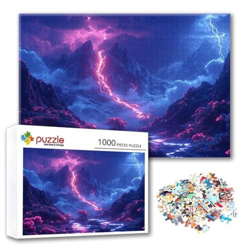 Puzzle 1000 Teile Landschaft, Puzzle Erwachsene 1000 Teile Berg, Klassische Holzpuzzles 75 x 50 cm, Lernspiel Herausforderung Spielzeug, Zimmer Wanddeko, Einzigartiges Geschenk für Frauen/Männer K-4 Puzzle 1000 Teile Landschaft, Puzzle Erwachsene 1000 Teile Berg, Klassische Holzpuzzles 75 x 50 cm, Lernspiel Herausforderung Spielzeug, Zimmer Wanddeko, Einzigartiges Geschenk für Frauen/Männer K-4 von FeiPride