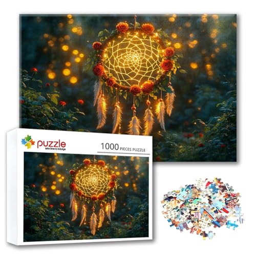 Puzzle 1000 Teile Landschaft, Puzzle Erwachsene 1000 Teile Traumfänger, Klassische Holzpuzzles 75 x 50 cm, Lernspiel Herausforderung Spielzeug, Moderne Zimmer Wanddeko, Geschenk für Frauen/Männer S-6 Puzzle 1000 Teile Landschaft, Puzzle Erwachsene 1000 Teile Traumfänger, Klassische Holzpuzzles 75 x 50 cm, Lernspiel Herausforderung Spielzeug, Moderne Zimmer Wanddeko, Geschenk für Frauen/Männer S-6 von FeiPride