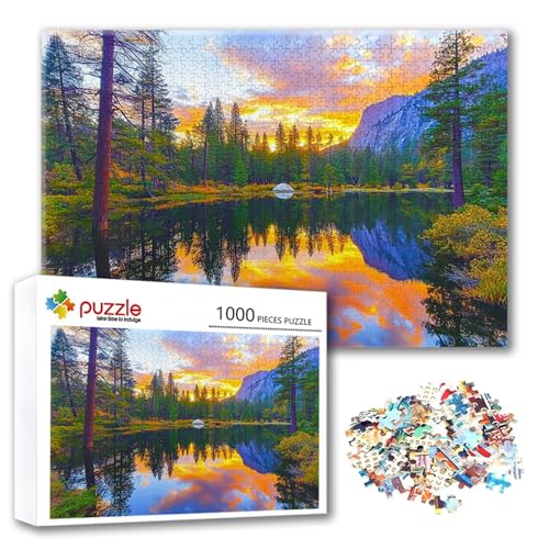Puzzle 1000 Teile Landschaft, Puzzle Erwachsene 1000 Teile Wald, Klassische Holzpuzzles 75 x 50 cm, Lernspiel Herausforderung Spielzeug, Zimmer Wanddeko, Einzigartiges Geschenk für Frauen/Männer B-7 Puzzle 1000 Teile Landschaft, Puzzle Erwachsene 1000 Teile Wald, Klassische Holzpuzzles 75 x 50 cm, Lernspiel Herausforderung Spielzeug, Zimmer Wanddeko, Einzigartiges Geschenk für Frauen/Männer B-7 von FeiPride