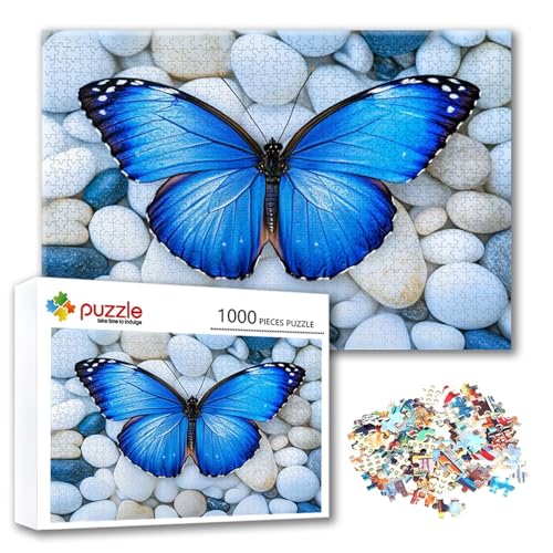 Puzzle 1000 Teile Schmetterling, Puzzle Erwachsene 1000 Teile Tier, Klassische Holzpuzzles 75 x 50 cm, Lernspiel Herausforderung Spielzeug, Moderne Zimmer Wanddeko, Geschenk für Frauen/Männer T-2 Puzzle 1000 Teile Schmetterling, Puzzle Erwachsene 1000 Teile Tier, Klassische Holzpuzzles 75 x 50 cm, Lernspiel Herausforderung Spielzeug, Moderne Zimmer Wanddeko, Geschenk für Frauen/Männer T-2 von FeiPride