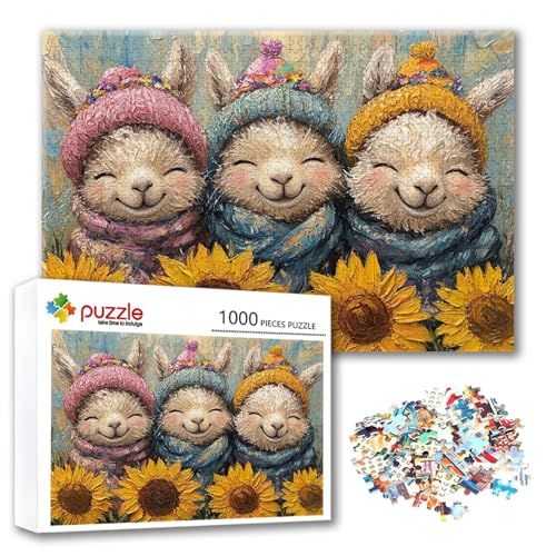 Puzzle 1000 Teile Sonnenblume, Puzzle Erwachsene 1000 Teile Tier, Klassische Holzpuzzles 75 x 50 cm, Lernspiel Herausforderung Spielzeug, Zimmer Wanddeko, Einzigartiges Geschenk für Frauen/Männer Q-2 Puzzle 1000 Teile Sonnenblume, Puzzle Erwachsene 1000 Teile Tier, Klassische Holzpuzzles 75 x 50 cm, Lernspiel Herausforderung Spielzeug, Zimmer Wanddeko, Einzigartiges Geschenk für Frauen/Männer Q-2 von FeiPride