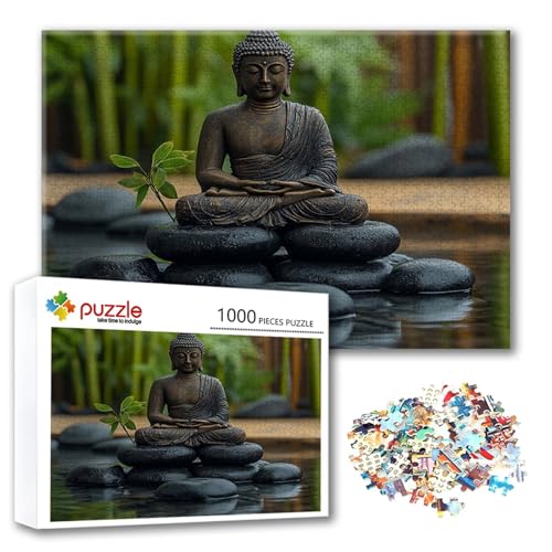 Puzzle 1000 Teile Zen, Puzzle Erwachsene 1000 Teile Bambuswald, Klassische Holzpuzzles 75 x 50 cm, Lernspiel Herausforderung Spielzeug, Zimmer Wanddeko, Einzigartiges Geschenk für Frauen/Männer G-5 Puzzle 1000 Teile Zen, Puzzle Erwachsene 1000 Teile Bambuswald, Klassische Holzpuzzles 75 x 50 cm, Lernspiel Herausforderung Spielzeug, Zimmer Wanddeko, Einzigartiges Geschenk für Frauen/Männer G-5 von FeiPride