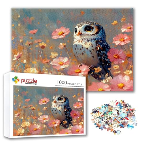 Puzzle 1500 Teile Blume, Puzzle Erwachsene 1500 Teile Eule, Klassische Holzpuzzles 87 x 57 cm, Lernspiel Herausforderung Spielzeug, Zimmer Wanddeko, Einzigartiges Geschenk für Frauen/Männer N-2 Puzzle 1500 Teile Blume, Puzzle Erwachsene 1500 Teile Eule, Klassische Holzpuzzles 87 x 57 cm, Lernspiel Herausforderung Spielzeug, Zimmer Wanddeko, Einzigartiges Geschenk für Frauen/Männer N-2 von FeiPride