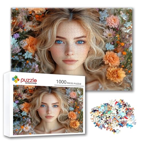 Puzzle 1500 Teile Blume, Puzzle Erwachsene 1500 Teile Frau, Klassische Holzpuzzles 87 x 57 cm, Lernspiel Herausforderung Spielzeug, Zimmer Wanddeko, Einzigartiges Geschenk für Frauen/Männer Z-3 Puzzle 1500 Teile Blume, Puzzle Erwachsene 1500 Teile Frau, Klassische Holzpuzzles 87 x 57 cm, Lernspiel Herausforderung Spielzeug, Zimmer Wanddeko, Einzigartiges Geschenk für Frauen/Männer Z-3 von FeiPride