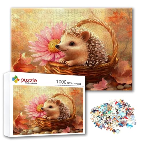 Puzzle 1500 Teile Blume, Puzzle Erwachsene 1500 Teile Igel, Klassische Holzpuzzles 87 x 57 cm, Lernspiel Herausforderung Spielzeug, Zimmer Wanddeko, Einzigartiges Geschenk für Frauen/Männer M-2 Puzzle 1500 Teile Blume, Puzzle Erwachsene 1500 Teile Igel, Klassische Holzpuzzles 87 x 57 cm, Lernspiel Herausforderung Spielzeug, Zimmer Wanddeko, Einzigartiges Geschenk für Frauen/Männer M-2 von FeiPride
