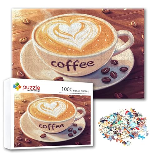 Puzzle 1500 Teile Kaffee, Puzzle Erwachsene 1500 Teile Getränke, Klassische Holzpuzzles 87 x 57 cm, Lernspiel Herausforderung Spielzeug, Zimmer Wanddeko, Einzigartiges Geschenk für Frauen/Männer T-9 Puzzle 1500 Teile Kaffee, Puzzle Erwachsene 1500 Teile Getränke, Klassische Holzpuzzles 87 x 57 cm, Lernspiel Herausforderung Spielzeug, Zimmer Wanddeko, Einzigartiges Geschenk für Frauen/Männer T-9 von FeiPride