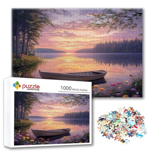 Puzzle 1500 Teile Landschaft, Puzzle Erwachsene 1500 Teile Boot, Klassische Holzpuzzles 87 x 57 cm, Lernspiel Herausforderung Spielzeug, Zimmer Wanddeko, Einzigartiges Geschenk für Frauen/Männer P-7 Puzzle 1500 Teile Landschaft, Puzzle Erwachsene 1500 Teile Boot, Klassische Holzpuzzles 87 x 57 cm, Lernspiel Herausforderung Spielzeug, Zimmer Wanddeko, Einzigartiges Geschenk für Frauen/Männer P-7 von FeiPride
