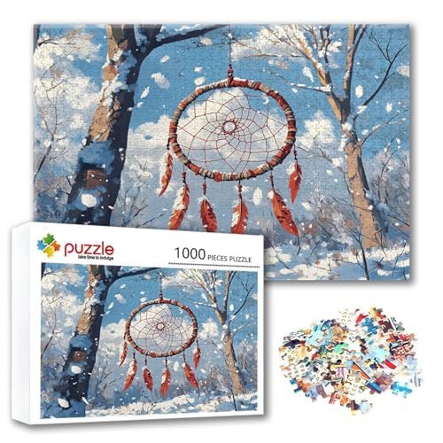 Puzzle 1500 Teile Traumfänger, Puzzle Erwachsene 1500 Teile Landschaft, Klassische Holzpuzzles 87 x 57 cm, Lernspiel Herausforderung Spielzeug, Moderne Zimmer Wanddeko, Geschenk für Frauen/Männer L-0 Puzzle 1500 Teile Traumfänger, Puzzle Erwachsene 1500 Teile Landschaft, Klassische Holzpuzzles 87 x 57 cm, Lernspiel Herausforderung Spielzeug, Moderne Zimmer Wanddeko, Geschenk für Frauen/Männer L-0 von FeiPride