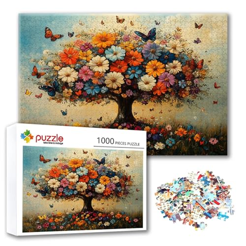Puzzle 2000 Teile Blume, Puzzle Erwachsene 2000 Teile Baum, Klassische Holzpuzzles 100 x 70 cm, Lernspiel Herausforderung Spielzeug, Zimmer Wanddeko, Einzigartiges Geschenk für Frauen/Männer J-4 Puzzle 2000 Teile Blume, Puzzle Erwachsene 2000 Teile Baum, Klassische Holzpuzzles 100 x 70 cm, Lernspiel Herausforderung Spielzeug, Zimmer Wanddeko, Einzigartiges Geschenk für Frauen/Männer J-4 von FeiPride