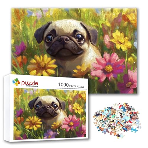 Puzzle 2000 Teile Blume, Puzzle Erwachsene 2000 Teile Hund, Klassische Holzpuzzles 100 x 70 cm, Lernspiel Herausforderung Spielzeug, Zimmer Wanddeko, Einzigartiges Geschenk für Frauen/Männer S-4 Puzzle 2000 Teile Blume, Puzzle Erwachsene 2000 Teile Hund, Klassische Holzpuzzles 100 x 70 cm, Lernspiel Herausforderung Spielzeug, Zimmer Wanddeko, Einzigartiges Geschenk für Frauen/Männer S-4 von FeiPride