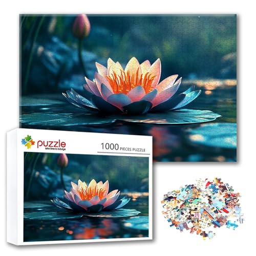 Puzzle 2000 Teile Blume, Puzzle Erwachsene 2000 Teile Lotus, Klassische Holzpuzzles 100 x 70 cm, Lernspiel Herausforderung Spielzeug, Zimmer Wanddeko, Einzigartiges Geschenk für Frauen/Männer K-0 Puzzle 2000 Teile Blume, Puzzle Erwachsene 2000 Teile Lotus, Klassische Holzpuzzles 100 x 70 cm, Lernspiel Herausforderung Spielzeug, Zimmer Wanddeko, Einzigartiges Geschenk für Frauen/Männer K-0 von FeiPride