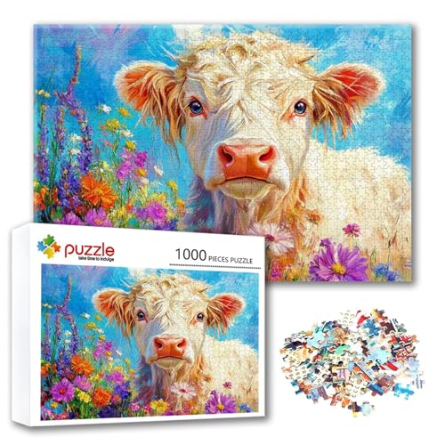 Puzzle 2000 Teile Blume, Puzzle Erwachsene 2000 Teile Ochse, Klassische Holzpuzzles 100 x 70 cm, Lernspiel Herausforderung Spielzeug, Zimmer Wanddeko, Einzigartiges Geschenk für Frauen/Männer H-5 Puzzle 2000 Teile Blume, Puzzle Erwachsene 2000 Teile Ochse, Klassische Holzpuzzles 100 x 70 cm, Lernspiel Herausforderung Spielzeug, Zimmer Wanddeko, Einzigartiges Geschenk für Frauen/Männer H-5 von FeiPride