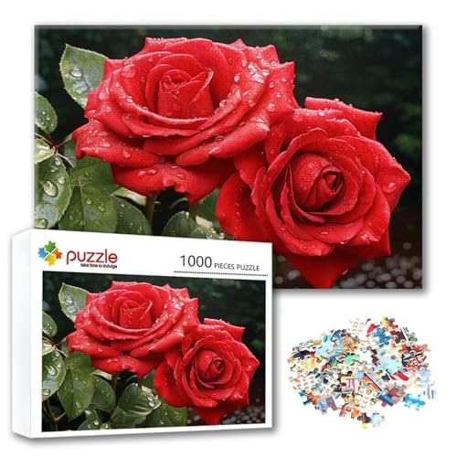 Puzzle 2000 Teile Blume, Puzzle Erwachsene 2000 Teile Rose, Klassische Holzpuzzles 100 x 70 cm, Lernspiel Herausforderung Spielzeug, Zimmer Wanddeko, Einzigartiges Geschenk für Frauen/Männer M-9 Puzzle 2000 Teile Blume, Puzzle Erwachsene 2000 Teile Rose, Klassische Holzpuzzles 100 x 70 cm, Lernspiel Herausforderung Spielzeug, Zimmer Wanddeko, Einzigartiges Geschenk für Frauen/Männer M-9 von FeiPride