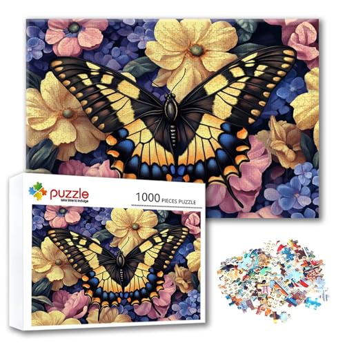 Puzzle 2000 Teile Blume, Puzzle Erwachsene 2000 Teile Schmetterling, Klassische Holzpuzzles 100 x 70 cm, Lernspiel Herausforderung Spielzeug, Moderne Zimmer Wanddeko, Geschenk für Frauen/Männer R-6 Puzzle 2000 Teile Blume, Puzzle Erwachsene 2000 Teile Schmetterling, Klassische Holzpuzzles 100 x 70 cm, Lernspiel Herausforderung Spielzeug, Moderne Zimmer Wanddeko, Geschenk für Frauen/Männer R-6 von FeiPride
